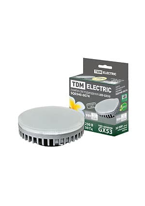 SQ0340-0074, Лампа светодиодная GX53-9 Вт-3000 К