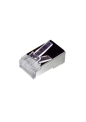 TP8P8C (RJ45) ВИЛКА CAT6E, TP8P8C (RJ45) вилка телефон.на каб. экран.cat.6E
