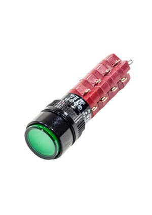 D16LAR1-4ABCG, кнопка с фикс. 250В/5А, ламп. подсветка