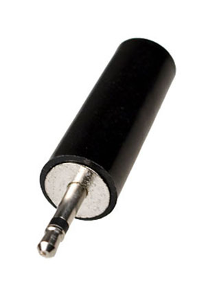 1-002, штекер аудио 2.5мм  моно карболит на кабель