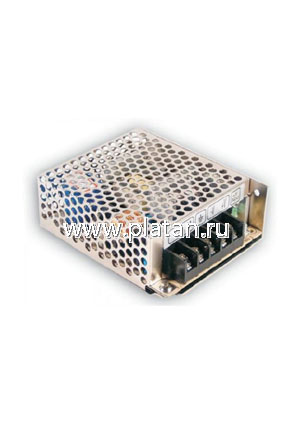 RS-35-12, AС-DC,в кожухе 35Вт, выход 12В/3A, рег. вых, 99*82*35