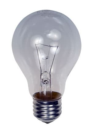 60A1/CL/E27, Лампа  60Вт, прозрачная, цоколь E27, D=60mm