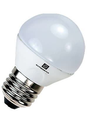 NS-G50-A3-WW, Лампа светодиодная 3W 230V E27 3000K 200lm 75x50 mm