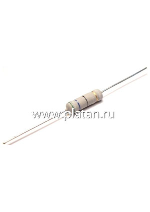 MO-100 (С2-23) 1 Вт,   470 кОм, 5%, Резистор металлооксидный