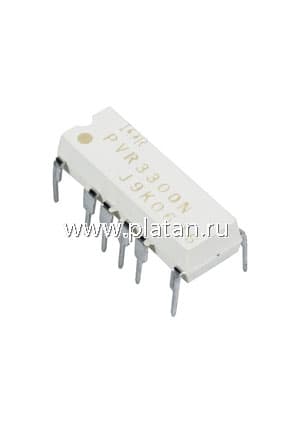 PVR3300NPBF, Реле 2-полярное 300B AC/DC, 165 мА DIP16 Uиз=1, 5кВ IND