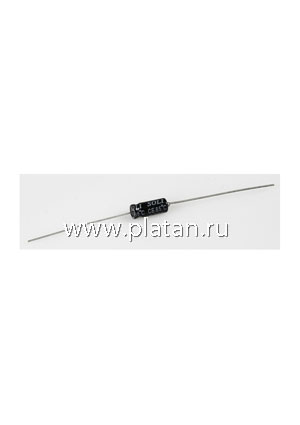 ECAP AXIAL (К50-29), 1 мкФ, 100 В, 85C, Конденсатор электролитический алюминиевый аксиальный