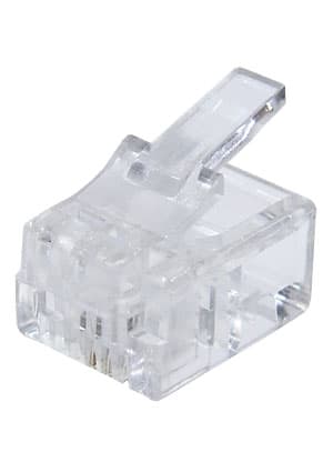 TP6P2C ВИЛКА ТЕЛЕФОННАЯ НА КАБЕЛЬ, Proconnect