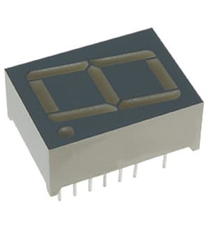 SA08-21GWA, 20.32mm single digit numeric display/green/568nm/3000-16000ucd