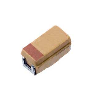 TAJA106K010RNJ, 3216-18, Cap Tant Solid 10uF 10V A CASE 10% (3.2 X 1.6 X 1.6mm) SMD 3216-18 3 Ohm 12