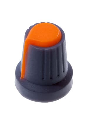 RR4817, Ручка приборная  (6mm круг оранжевый)