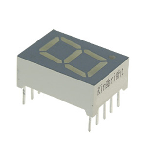 SA52-11GWA, 13.2mm single digit numeric display/green/568nm/1900-10500ucd
