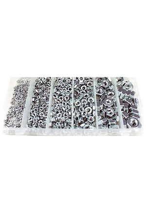 47615 НАБОР ГАЕК М3 М4 М5 М6 М8 М10 600 ПРЕДМЕТОВ
