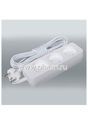 РС-3-7м, Удлинитель сетевой, 3 розетки, 7м