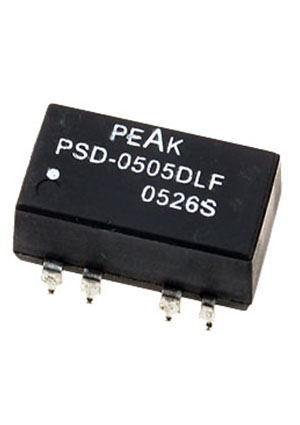 PSD-0505DLF, DC/DC,1W,Вх:4.5-5.5V,Вых:+-5V/+-100mA,1000VDC,SMD,Ind.