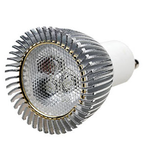 ECOSPOT GU10 A5-3x1W White, Св.диод.лампа 3W,цоколь GU10,(мощ.35W)