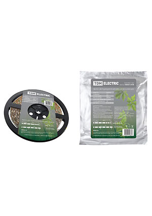 SQ0331-0108, Лента светодиодная SMD5050-60-54-12-144-3200 60LED/м, IP54, 12В, 14,4Вт, 3200К, (У)