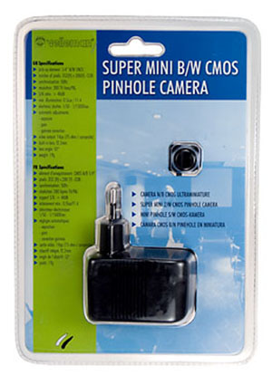 CAMZWCMM1, видеокамера 1/4" B/W CMOS с адаптером