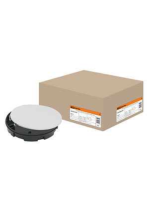 SQ1402-0191, Монтажная коробка У191 СП D102х15мм, крышка,