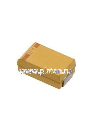 TECAP, 4.7мкФ, 16В, типВ, 20, Конденсатор танталовый SMD