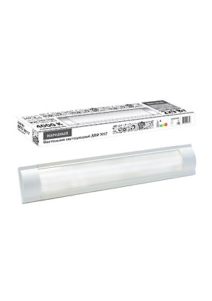 SQ0329-0039, Светодиодный светильник LED ДПО 3017 1800 лм 2х9 Вт, 4000К Народный