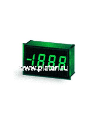 DMS-20PC-1-GS-C, Вольтметр цифровой, измерительная головка до 2В, зеленый