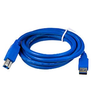CCP-USB3-AMBM-6, Кабель USB 3.0 ProAM/BM, 1.8м, позол.конт., синий