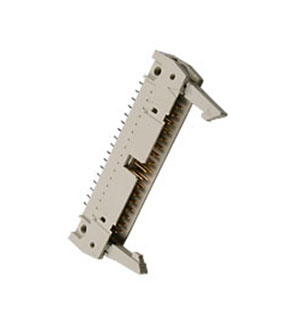 3-828582-4, AMP-Latch-34 вилка на плату 2.54мм с защелкой