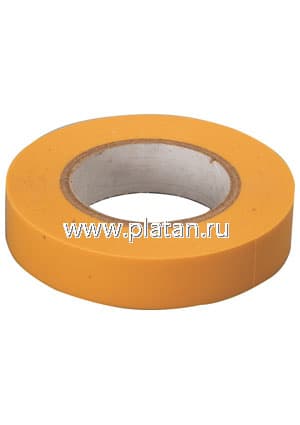 Изолента ПВХ 15мм х 20м желтая