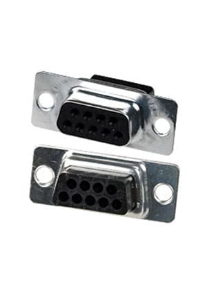 164531-4, D-SUB розетка на кабель 9конт.обжим HDP20 (к 167292-1)