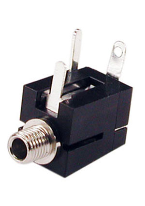 PY-401C-A (W/NUT), PY-401C гнездо моно 2.5мм с резб.