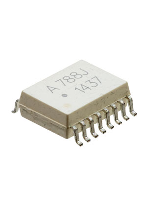 HCPL-316J-500E, 2-канальный драйвер IGBT 2.5A SOIC-16