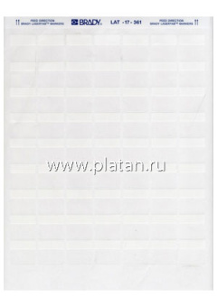 LAT-17-361, Маркировка кабельная самоклеющаяся (1лист) (1000/15/1)