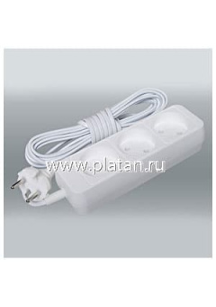 РС-3-3м, Удлинитель сетевой, 3 розетки, 3м