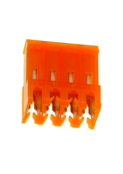 3-640599-4, Разъем типа провод-плата, 18 AWG, 3.96 мм, 4 контакт(-ов), Гнездо, Серия MTA-156, IDC /