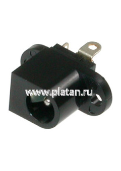 DS-225, Гнездо питания 2,1х6,5мм на панель