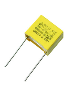 0.22UF 280VAC 10 (18x15x9) PITCH:15 CLASS X2-MKP, Class X2 0.22мкф х 280в ±10% полипропилен.помехоподавл.MKP серия
