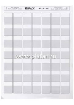 LAT-18-361, Маркировка кабельная самоклеющаяся (1лист) (1000/20/1)