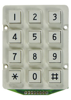 TF-0286W, 3x4/72x56  Тел.клавиатура