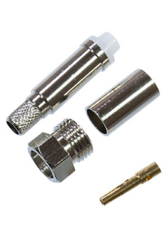 05-5004, Разъем FME, гнездо, обжим RG-58