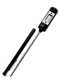 ADD802, цифровой погружной термометр нерж -50+200гр 0,1-1гр 100мм ЖКИ