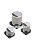 ECAP SMD, 1 мкФ, 50В, Конденсатор электролитический алюминиевый SMD