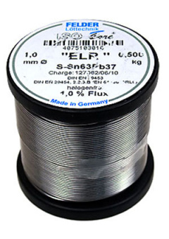 SN63PB37 ELR:1% 1ММ 500Г, припой