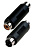 2-321, переход MINI DIN 4 pin (S-VHS) "шт" - RCA "гн" пластик