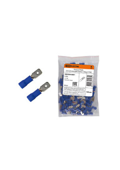 SQ0504-0001, Разъем РпИп 2-5-0,8 плоский (папа) (100шт)