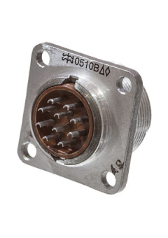 2РМТ22Б10Ш1В1В, Соединитель  цилиндрический низкочастотный негерметичный