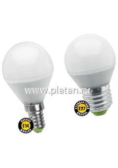 NLL-P-G45-5-230-2.7K-E14 (94476), Лампа светодиодная "шар" 5Вт,220В (теплый)