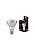 SQ0323-0150, Лампа энергосберегающая КЛЛ- RM80 FR-15 Вт-4000 К Е27