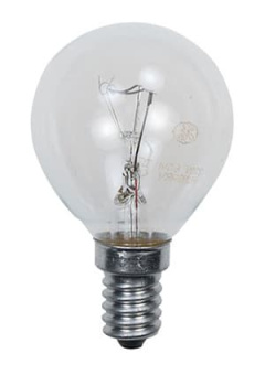 60D1/FR/E14, Лампа  60Вт, сферическая матовая, цоколь E14