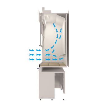 Шкаф вытяжной Совлаб Нержавеющая сталь 1500: глубина 700