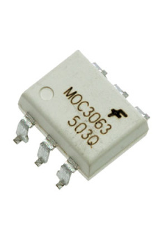 MOC3063SM, 6-SMD, Опто симистор x1 4.17kV 600V 0.005A 0.25W -40...+85C